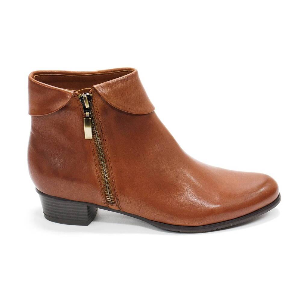 NEW SPRING STEP SHOES women's stockholm ankle boots in brown leather